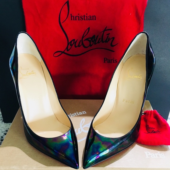 Christian Louboutin Pigalle Follies Patent Stellar - Picture 5 of 5